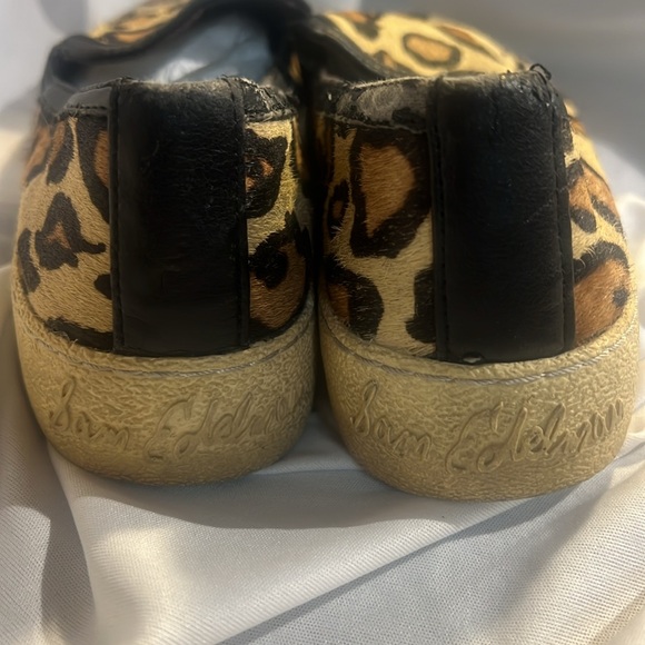 Sam Edelman leopard print slip ons size 7.5 - Picture 4 of 6